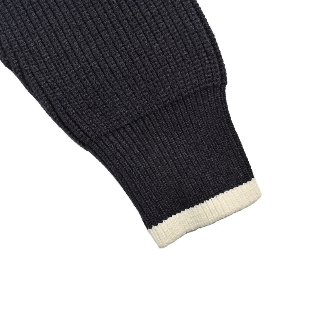 Thom Browne/汤姆布朗 23ss 四条纹拼色圆领毛衣