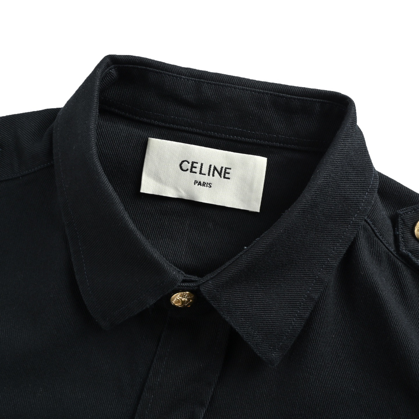 Celine/赛琳 鎏金衬衫外套 定制臻缎雅韵织料
