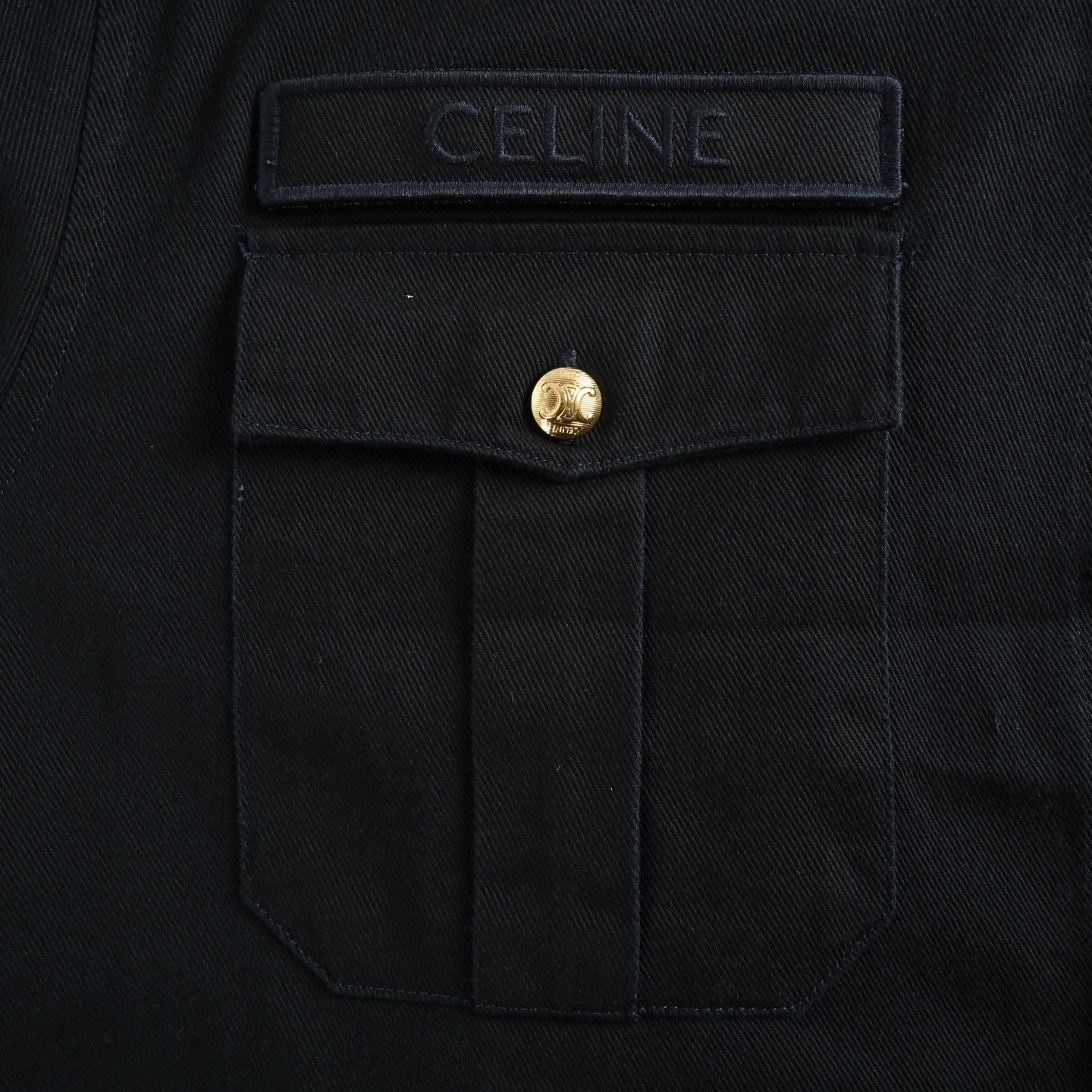 Celine/赛琳 鎏金衬衫外套 定制臻缎雅韵织料