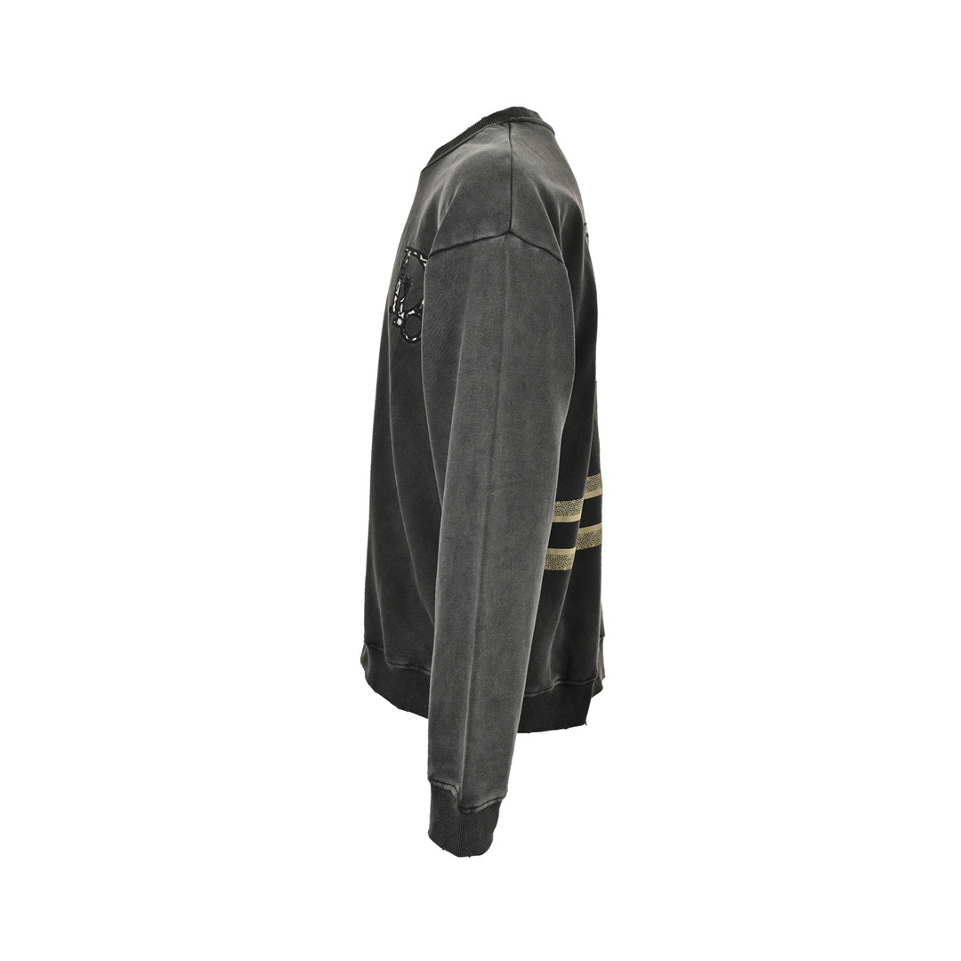 Dior/迪奥 24Fw 刺绣logo水洗圆领卫衣