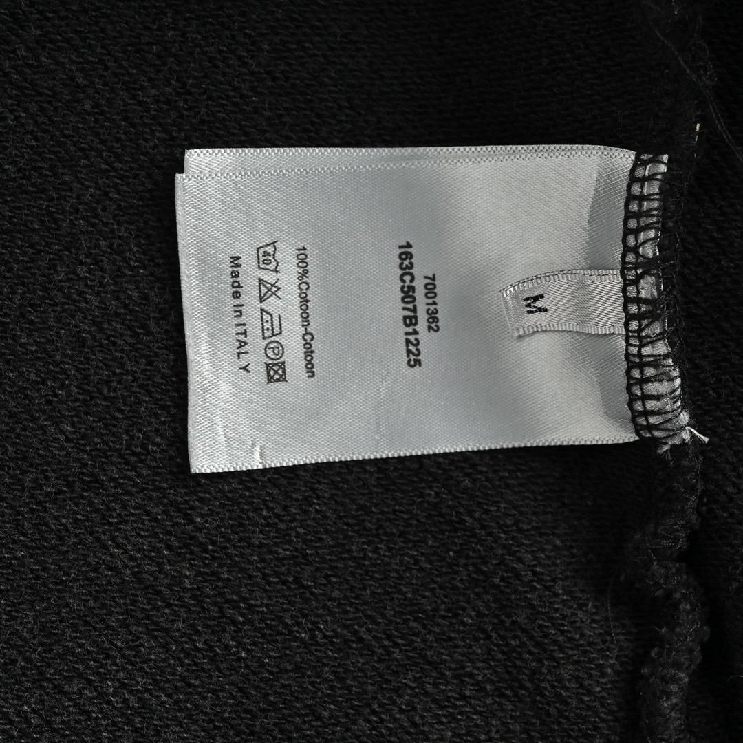 Dior/迪奥 24Fw 刺绣logo水洗圆领卫衣