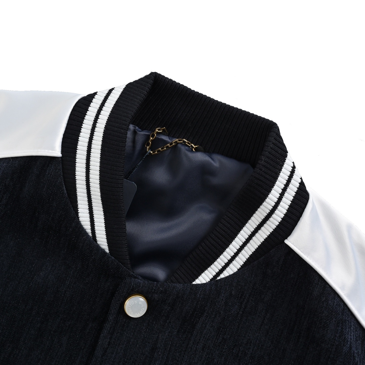 Louis Vuitton/路易威登 24Fw 珍珠丝绒横须贺夹克外套