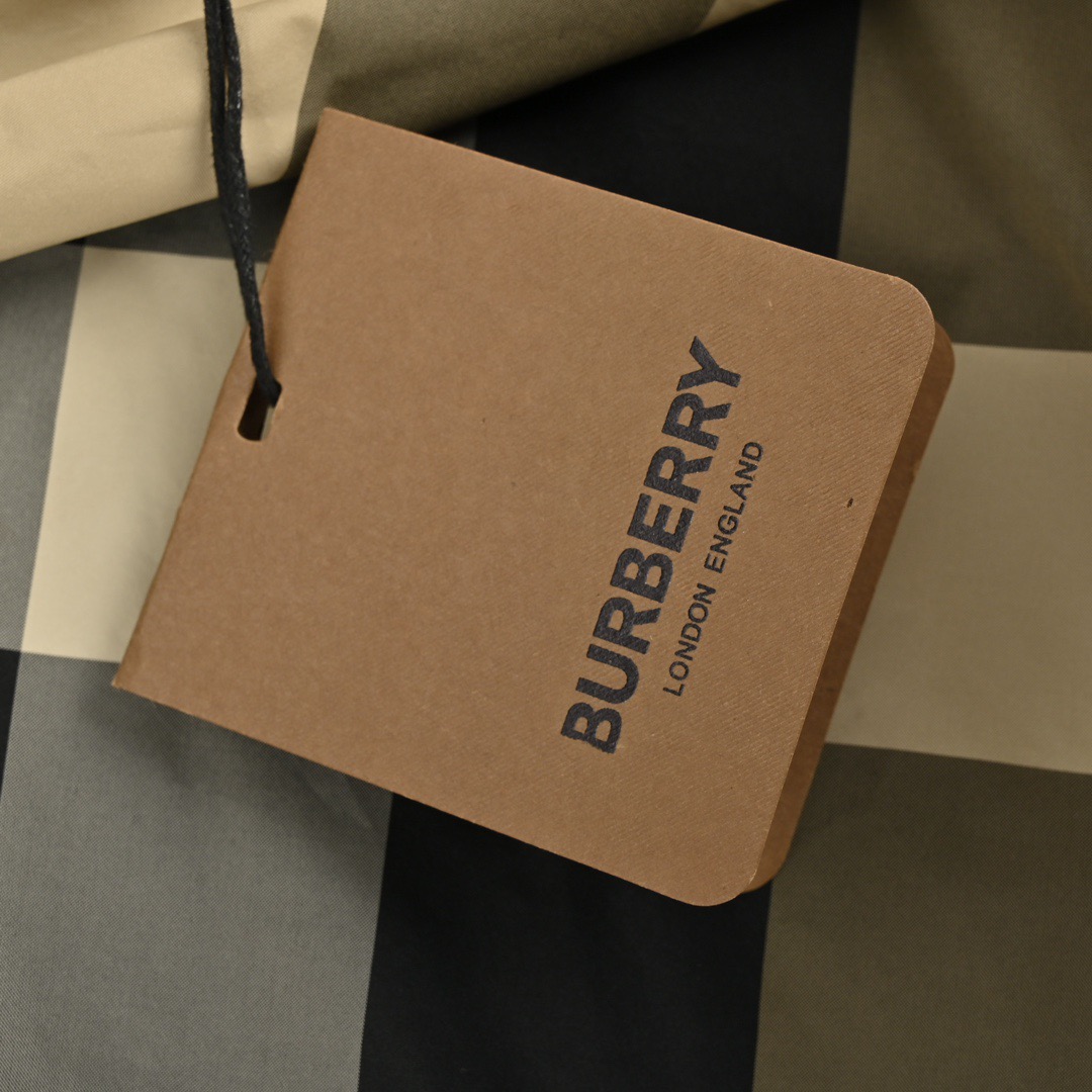 Burberry/巴宝莉 经典大格纹双面穿风衣夹克外套 B