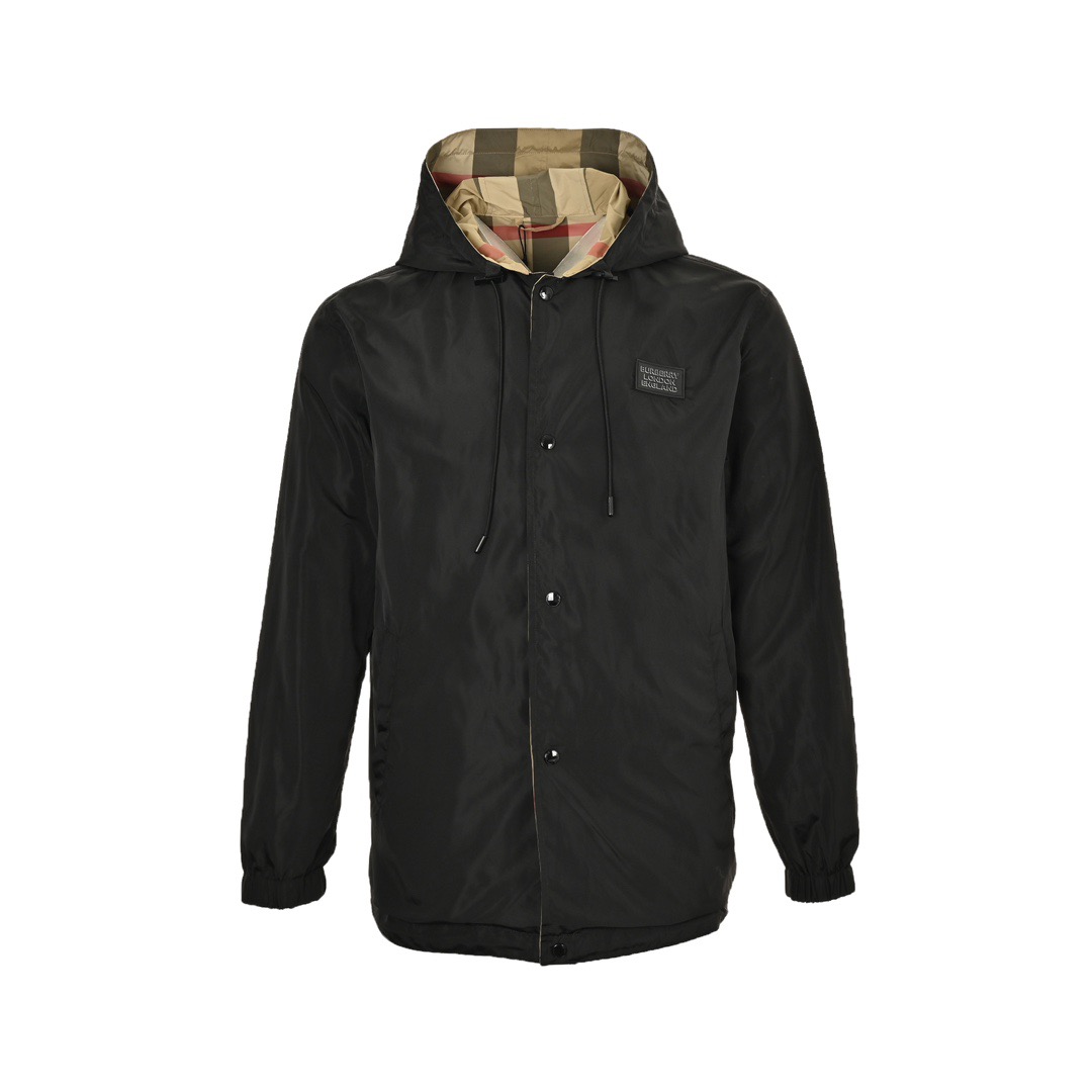 Burberry/巴宝莉 经典大格纹双面穿风衣夹克外套 B