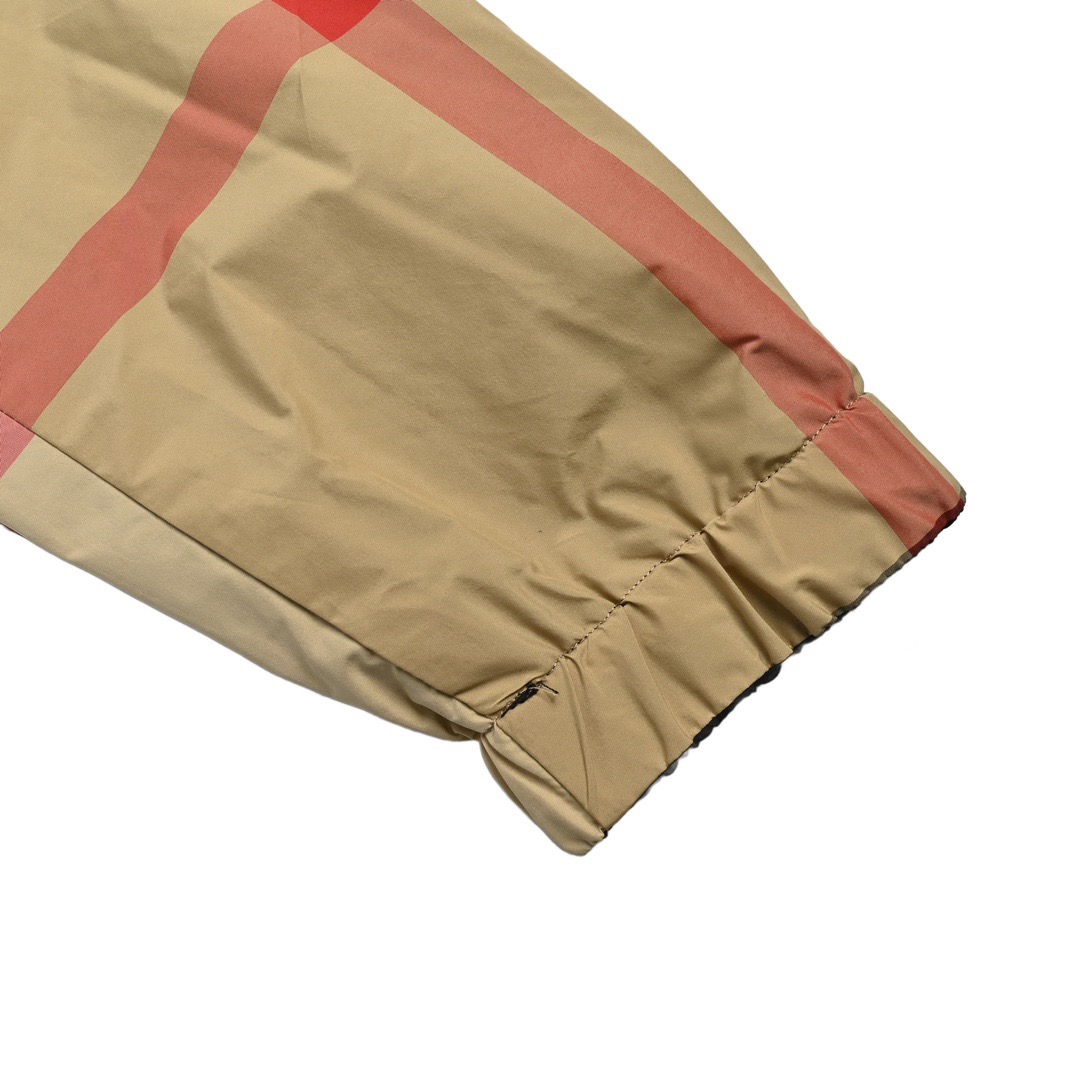 Burberry/巴宝莉 经典大格纹双面穿风衣夹克外套 B