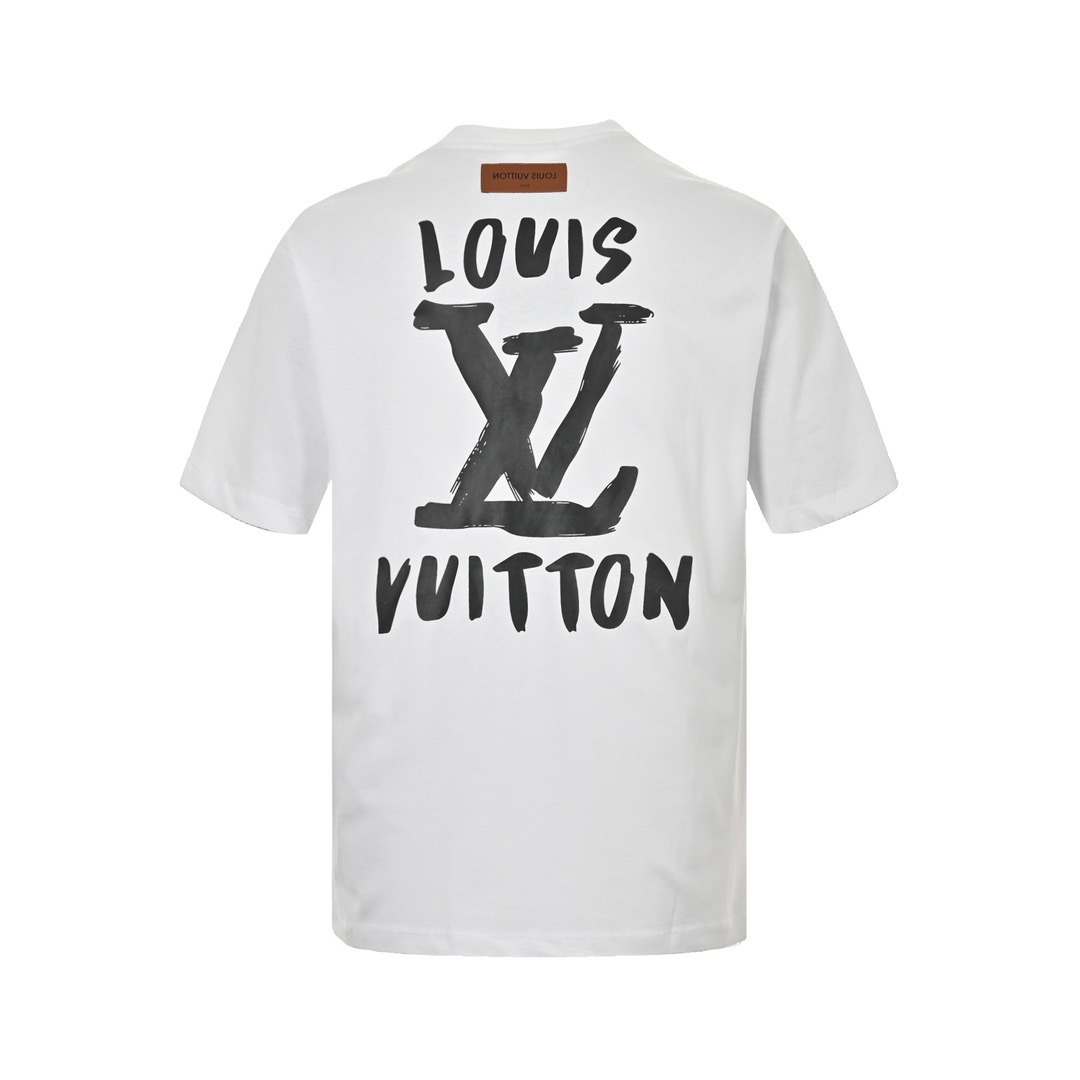 Louis Vuitton/路易威登 24ss 手绘大字母logo短袖