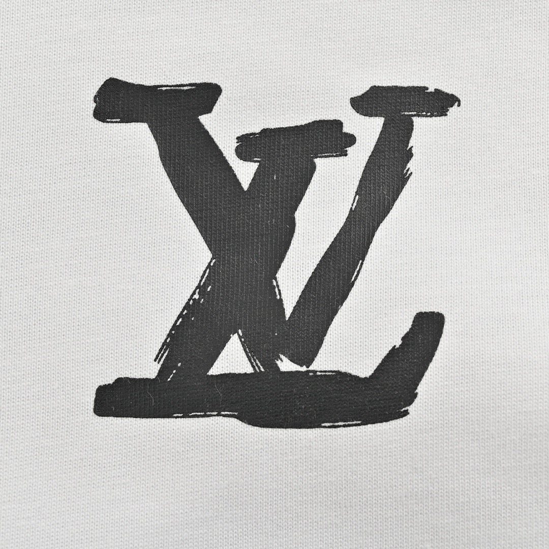 Louis Vuitton/路易威登 24ss 手绘大字母logo短袖