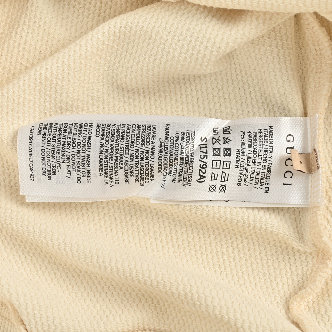 Gucci/古驰 24Fw 后背小黄鸭印花圆领卫衣