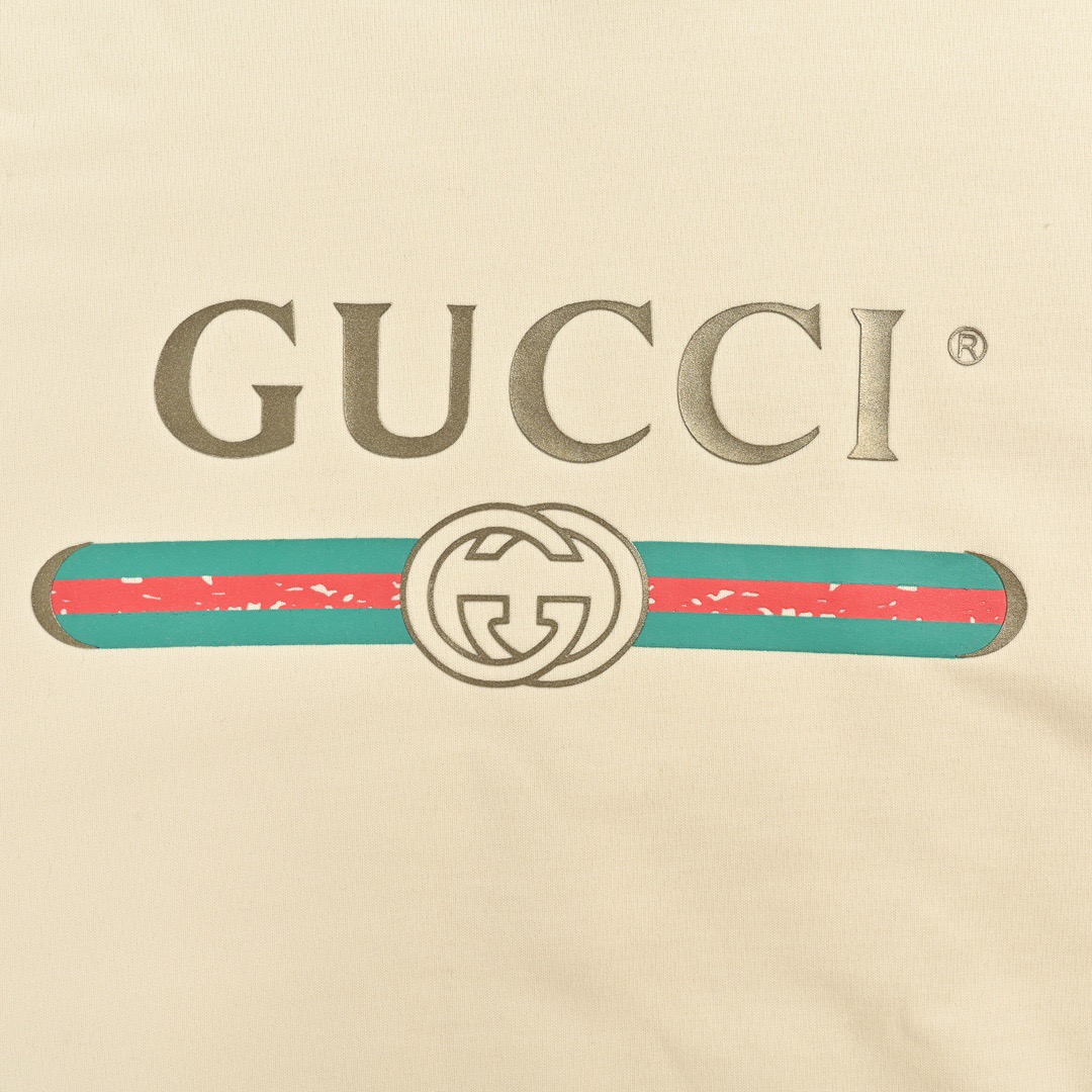 Gucci/古驰 24Fw 后背小黄鸭印花圆领卫衣