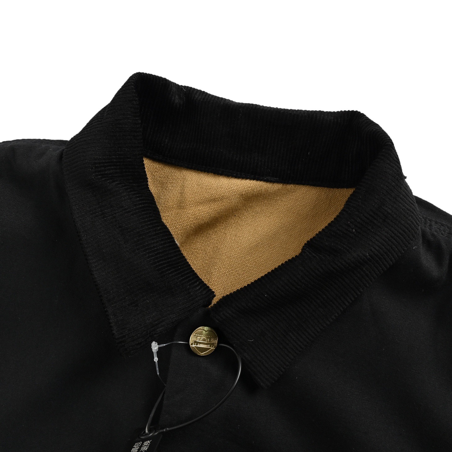 CARHARTT & SACAI 24Fw 卡哈特小标双面穿夹克外套 卡其黑/蓝黑