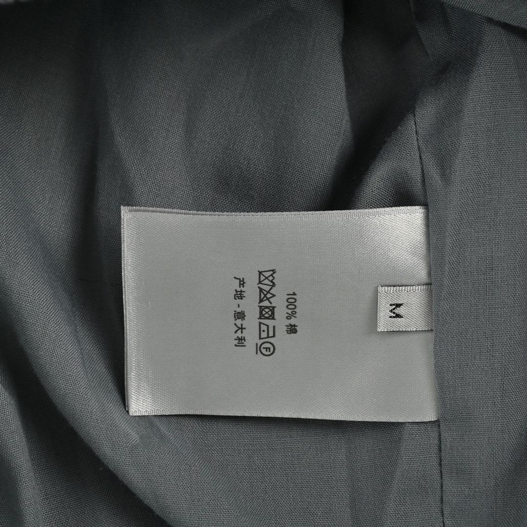 Dior & Stone Island 石头岛联名刺绣字母连帽风衣外套