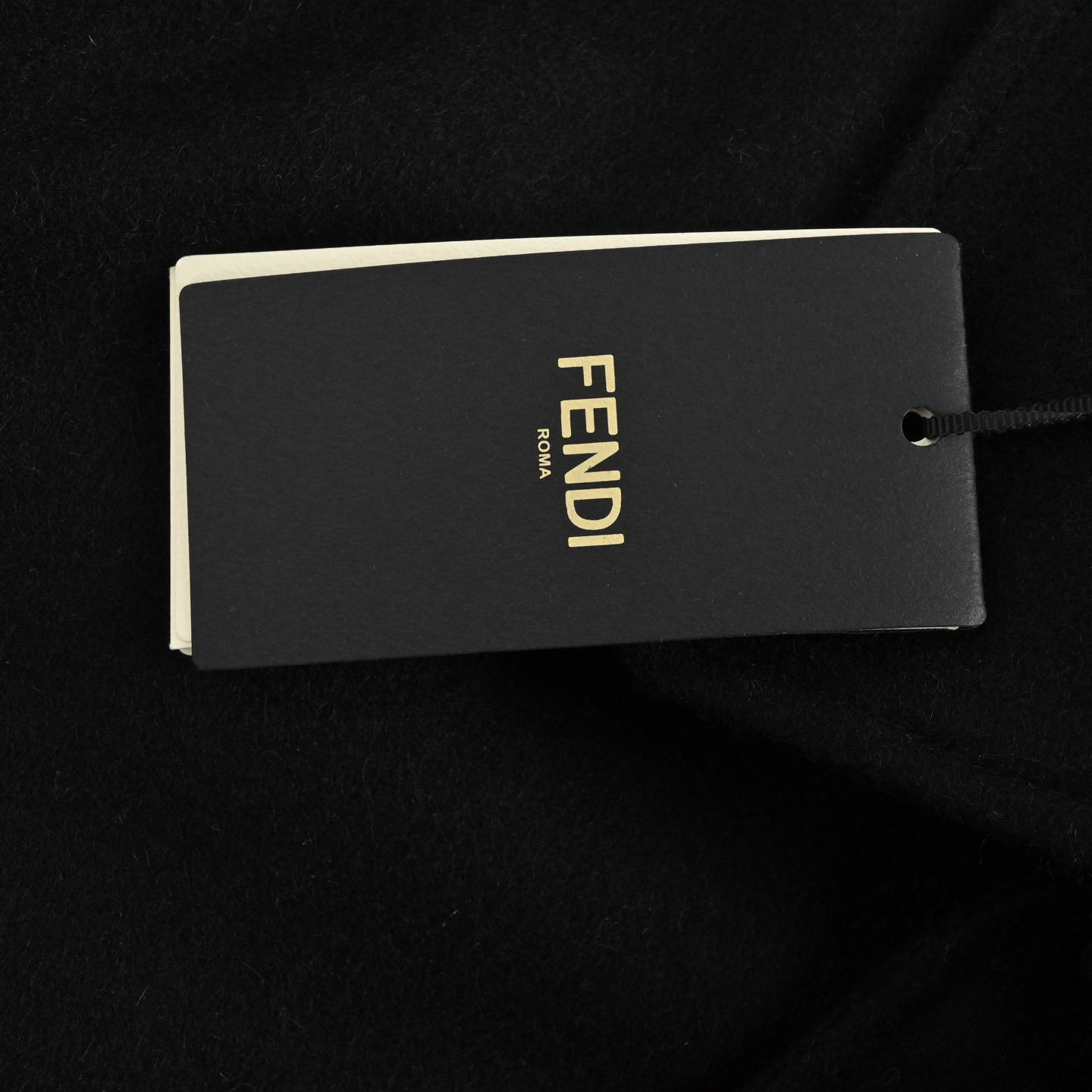 Fendi/芬迪 字母袖拼接翻领毛呢飞行棒球服夹克外套