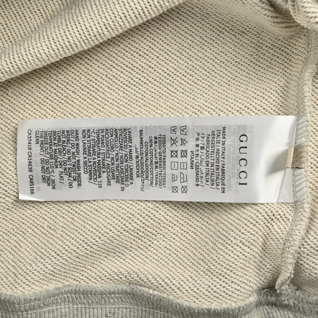 Gucci/古驰 24Fw 刺绣字母logo拼接假两件卫衣-Chinese UA Cheap High Quatity Brand Clothes Bags handbags Sneakers wholesale wholesaler seller from China Factory suppliers Fashion Clothing Shoes best Quality Beautiful Price Gucci/古驰 24Fw 刺绣字母logo拼接假两件卫衣