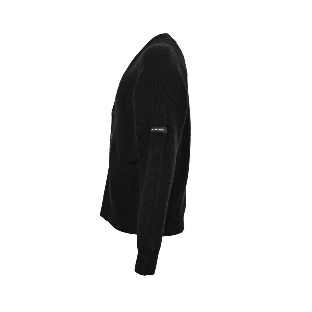 Balenciaga/巴黎世家 24Fw 袖标针织开衫毛衣-Chinese UA Cheap High Quatity Brand Clothes Bags handbags Sneakers wholesale wholesaler seller from China Factory suppliers Fashion Clothing Shoes best Quality Beautiful Price Balenciaga/巴黎世家 24Fw 袖标针织开衫毛衣