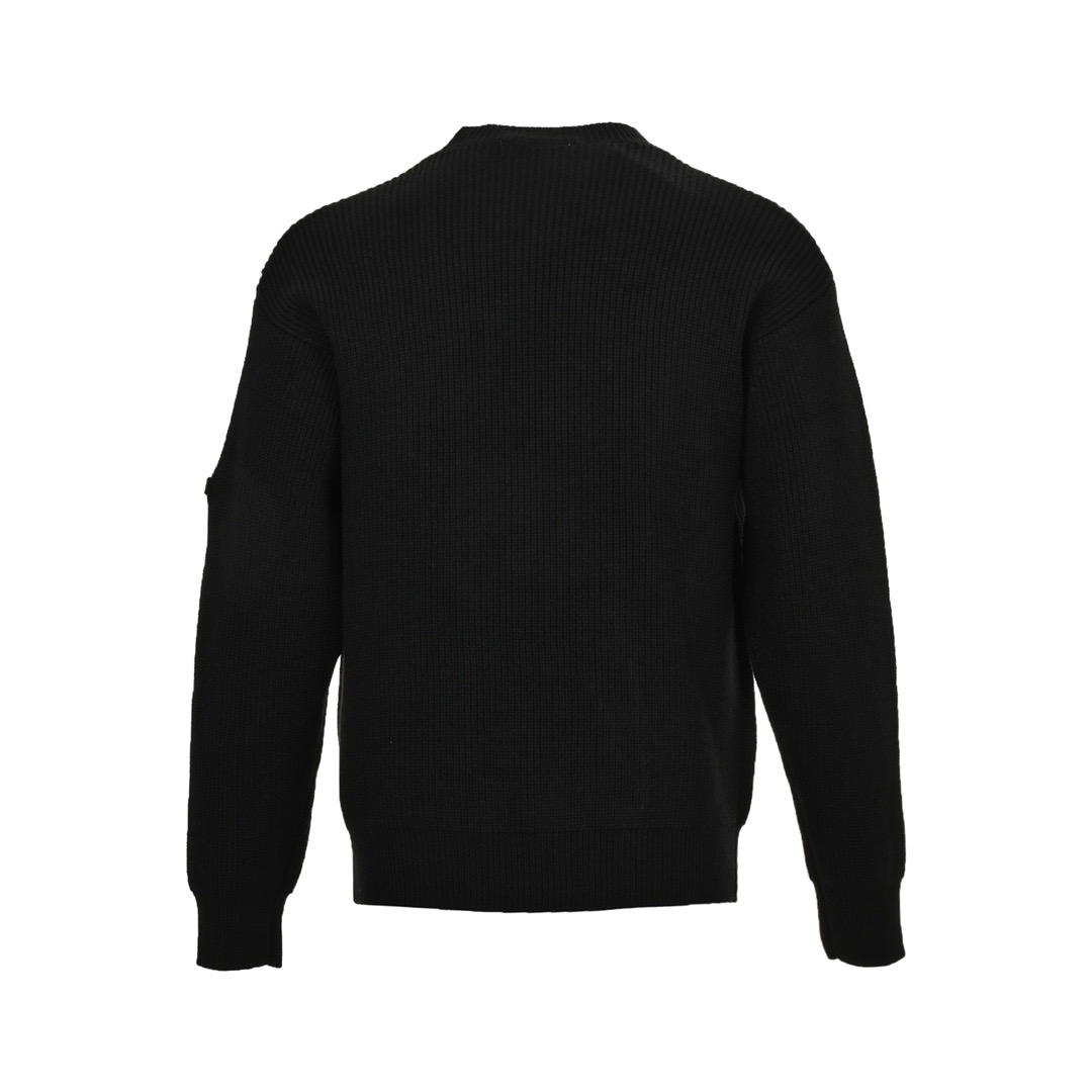 Balenciaga/巴黎世家 24Fw 袖标针织圆领毛衣-Chinese UA Cheap High Quatity Brand Clothes Bags handbags Sneakers wholesale wholesaler seller from China Factory suppliers Fashion Clothing Shoes best Quality Beautiful Price Balenciaga/巴黎世家 24Fw 袖标针织圆领毛衣