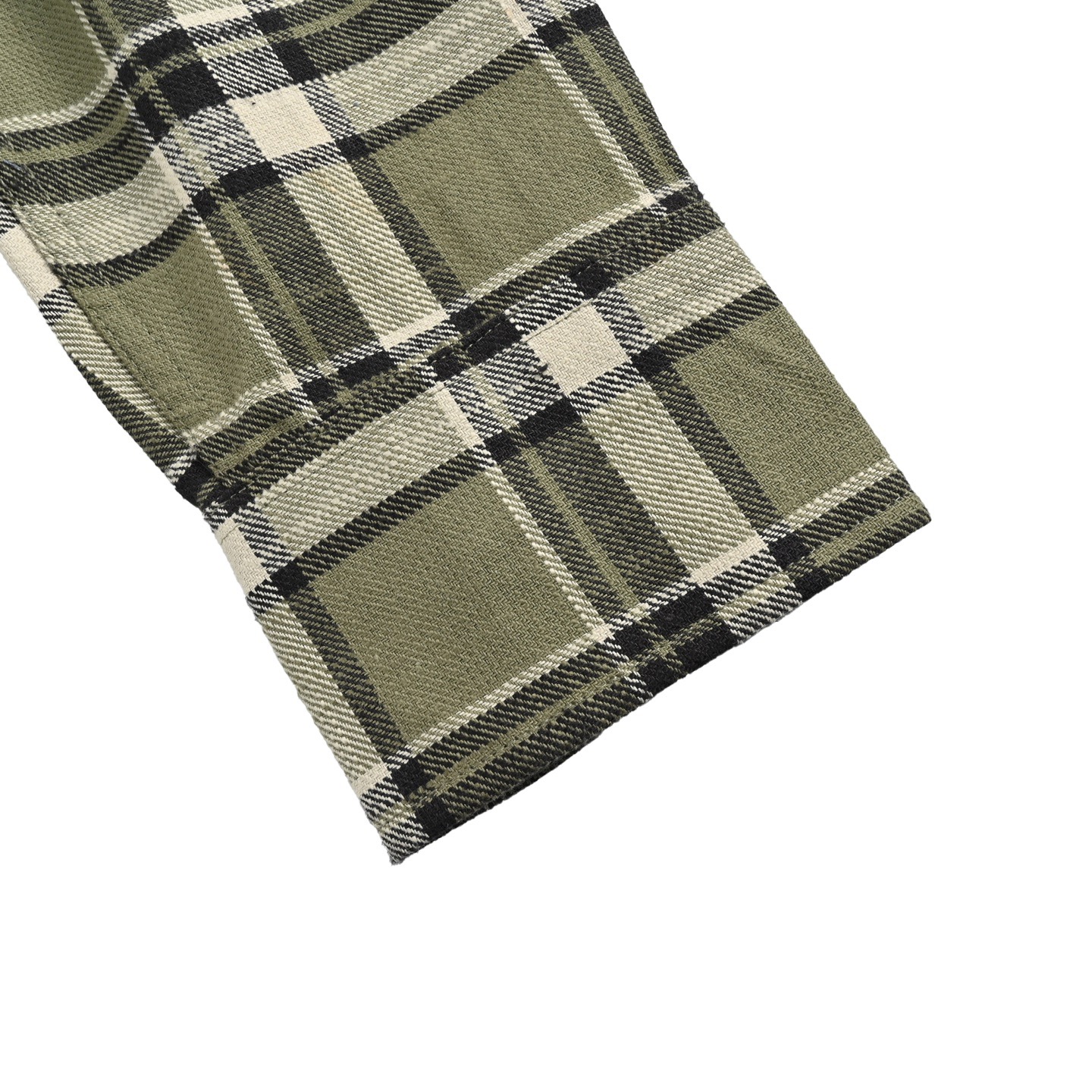 Chrome hearts/克罗心 条纹格子拼接银扣开衫衬衫 蓝色/绿色/红色-Chinese UA Cheap High Quatity Brand Clothes Bags handbags Sneakers wholesale wholesaler seller from China Factory suppliers Fashion Clothing Shoes best Quality Beautiful Price Chrome hearts/克罗心 条纹格子拼接银扣开衫衬衫 蓝色/绿色/红色