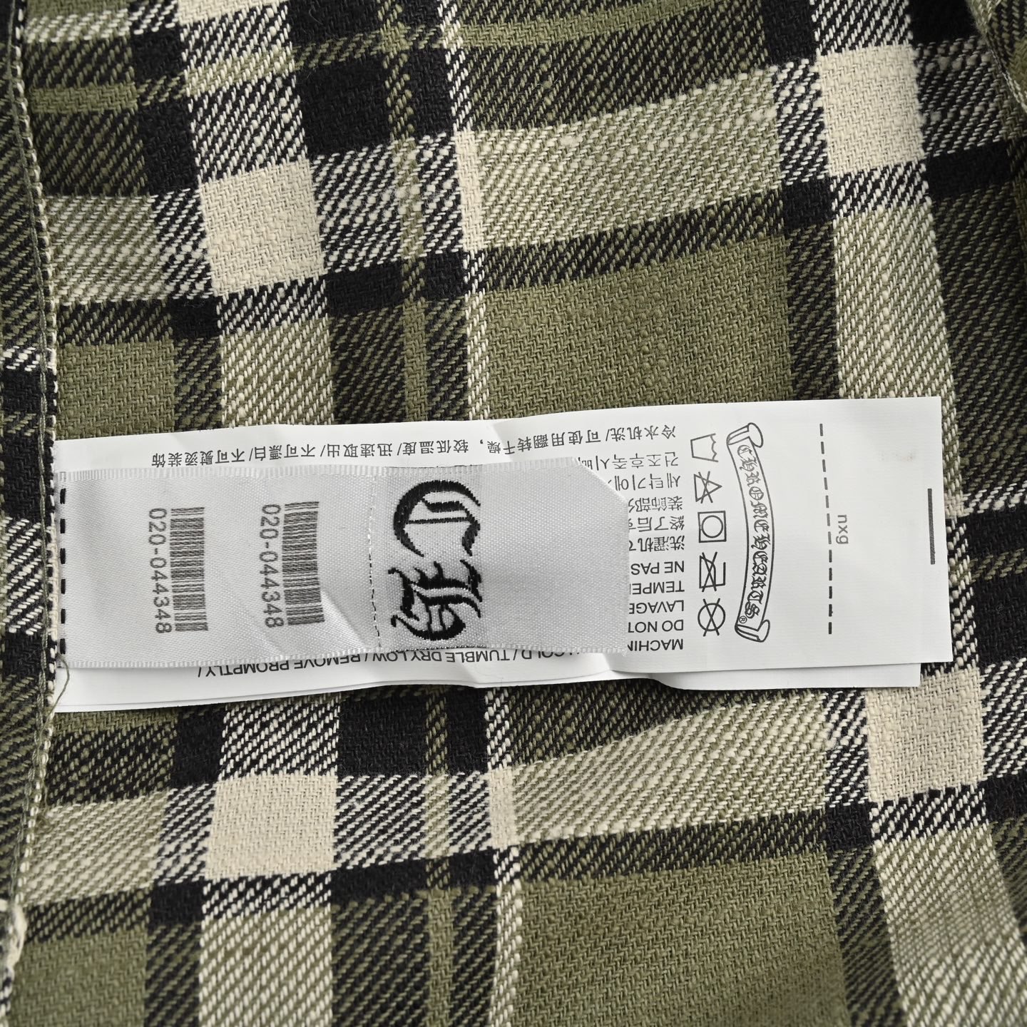 Chrome hearts/克罗心 条纹格子拼接银扣开衫衬衫 蓝色/绿色/红色-Chinese UA Cheap High Quatity Brand Clothes Bags handbags Sneakers wholesale wholesaler seller from China Factory suppliers Fashion Clothing Shoes best Quality Beautiful Price Chrome hearts/克罗心 条纹格子拼接银扣开衫衬衫 蓝色/绿色/红色