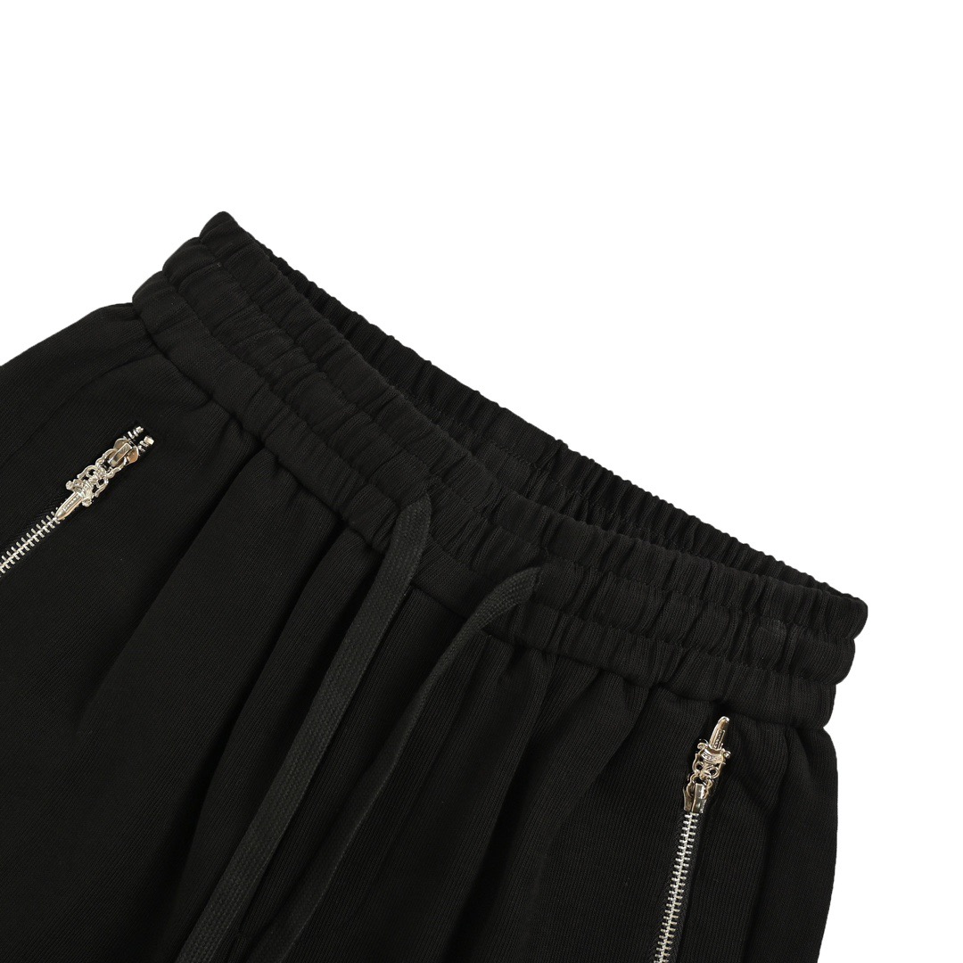 Chrome Hearts/克罗心 压皮十字架束脚长裤-Chinese UA Cheap High Quatity Brand Clothes Bags handbags Sneakers wholesale wholesaler seller from China Factory suppliers Fashion Clothing Shoes best Quality Beautiful Price Chrome Hearts/克罗心 压皮十字架束脚长裤