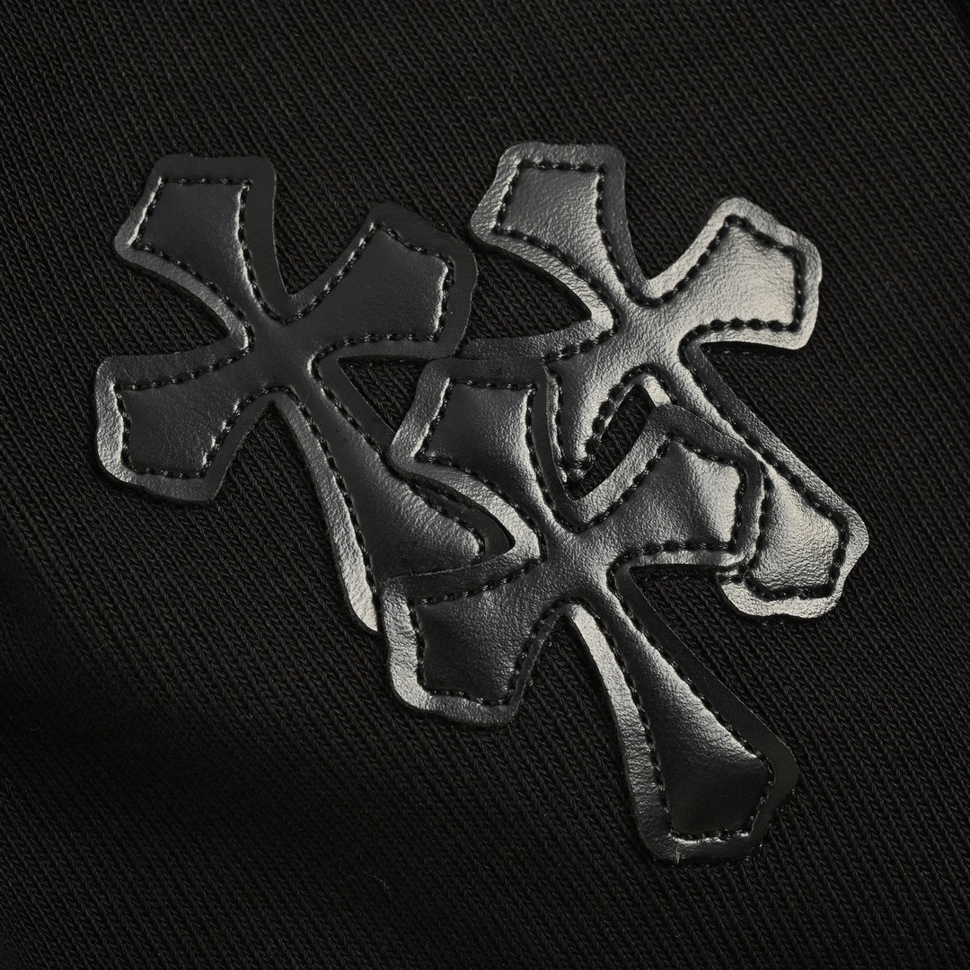 Chrome Hearts/克罗心 压皮十字架束脚长裤-Chinese UA Cheap High Quatity Brand Clothes Bags handbags Sneakers wholesale wholesaler seller from China Factory suppliers Fashion Clothing Shoes best Quality Beautiful Price Chrome Hearts/克罗心 压皮十字架束脚长裤