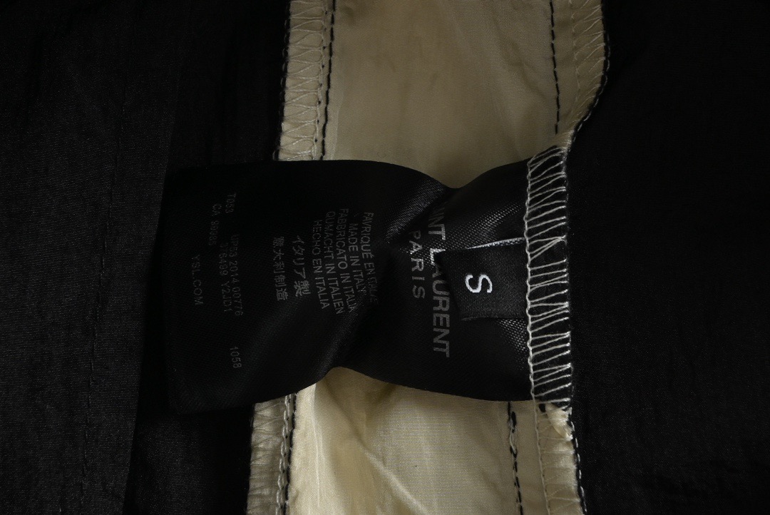 Saint Laurent Ysl圣罗兰 黑白拼接长裤-Chinese UA Cheap High Quatity Brand Clothes Bags handbags Sneakers wholesale wholesaler seller from China Factory suppliers Fashion Clothing Shoes best Quality Beautiful Price Saint Laurent Ysl圣罗兰 黑白拼接长裤