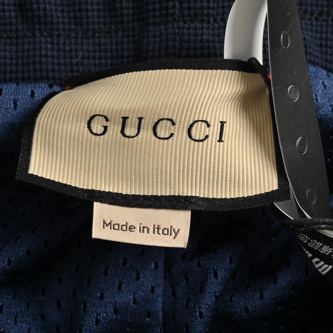 Gucci/古驰 24Fw 刺绣徽标拼接束脚长裤-Chinese UA Cheap High Quatity Brand Clothes Bags handbags Sneakers wholesale wholesaler seller from China Factory suppliers Fashion Clothing Shoes best Quality Beautiful Price Gucci/古驰 24Fw 刺绣徽标拼接束脚长裤