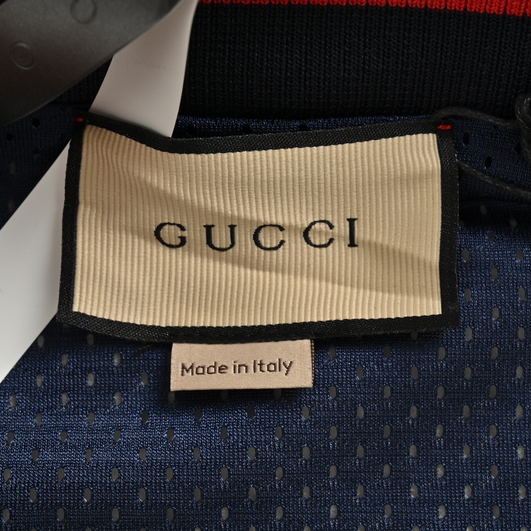 Gucci/古驰 24Fw 刺绣徽标拼接拉链外套-Chinese UA Cheap High Quatity Brand Clothes Bags handbags Sneakers wholesale wholesaler seller from China Factory suppliers Fashion Clothing Shoes best Quality Beautiful Price Gucci/古驰 24Fw 刺绣徽标拼接拉链外套