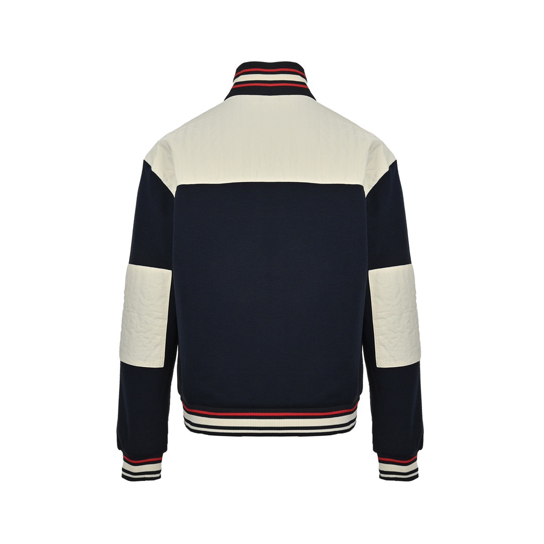 Gucci/古驰 24Fw 刺绣徽标拼接拉链外套-Chinese UA Cheap High Quatity Brand Clothes Bags handbags Sneakers wholesale wholesaler seller from China Factory suppliers Fashion Clothing Shoes best Quality Beautiful Price Gucci/古驰 24Fw 刺绣徽标拼接拉链外套