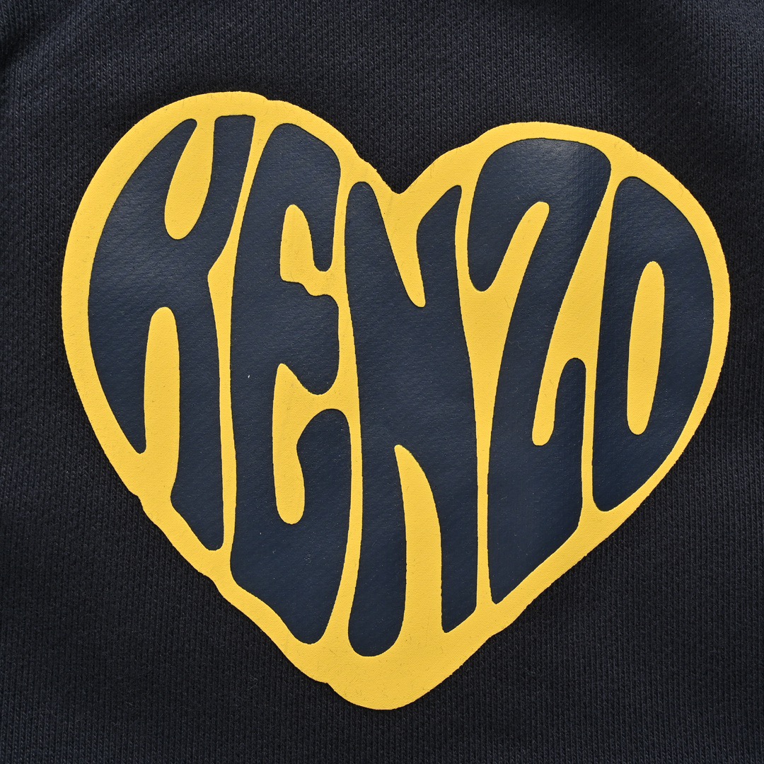 Kenzo/高田贤三 23Fw 大爱心印花开衫卫衣-Chinese UA Cheap High Quatity Brand Clothes Bags handbags Sneakers wholesale wholesaler seller from China Factory suppliers Fashion Clothing Shoes best Quality Beautiful Price Kenzo/高田贤三 23Fw 大爱心印花开衫卫衣