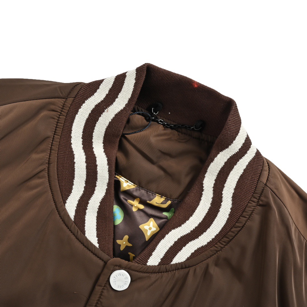 Louis Vuitton/路易威登 24Fw Tyler联名款花卉毛巾绣棒球服外套-Chinese UA Cheap High Quatity Brand Clothes Bags handbags Sneakers wholesale wholesaler seller from China Factory suppliers Fashion Clothing Shoes best Quality Beautiful Price Louis Vuitton/路易威登 24Fw Tyler联名款花卉毛巾绣棒球服外套