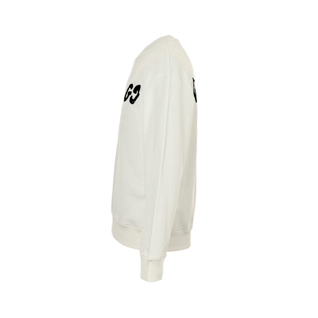 Gucci/古驰 24Fw 手绘涂鸦字母logo圆领卫衣-Chinese UA Cheap High Quatity Brand Clothes Bags handbags Sneakers wholesale wholesaler seller from China Factory suppliers Fashion Clothing Shoes best Quality Beautiful Price Gucci/古驰 24Fw 手绘涂鸦字母logo圆领卫衣