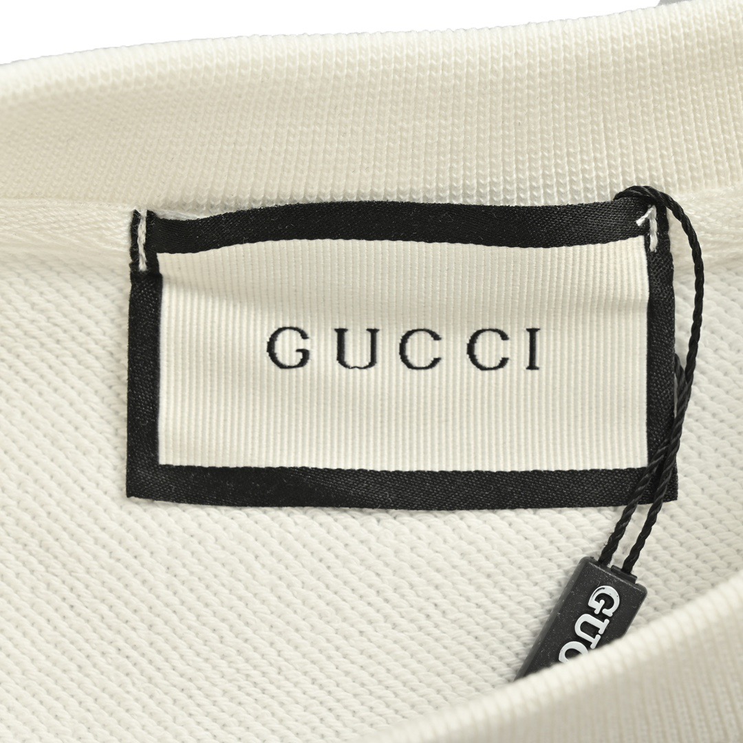 Gucci/古驰 24Fw 手绘涂鸦字母logo圆领卫衣-Chinese UA Cheap High Quatity Brand Clothes Bags handbags Sneakers wholesale wholesaler seller from China Factory suppliers Fashion Clothing Shoes best Quality Beautiful Price Gucci/古驰 24Fw 手绘涂鸦字母logo圆领卫衣