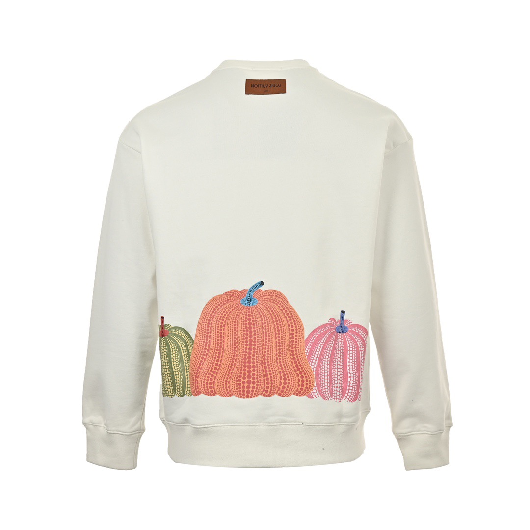 Louis Vuitton/路易威登 南瓜印花圆领卫衣-Chinese UA Cheap High Quatity Brand Clothes Bags handbags Sneakers wholesale wholesaler seller from China Factory suppliers Fashion Clothing Shoes best Quality Beautiful Price Louis Vuitton/路易威登 南瓜印花圆领卫衣