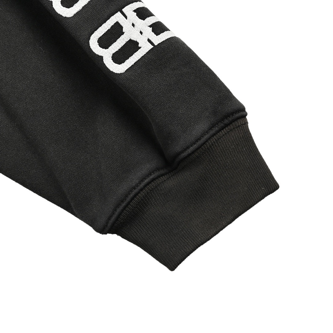 Balenciaga/巴黎世家 双B刺绣水洗连帽卫衣