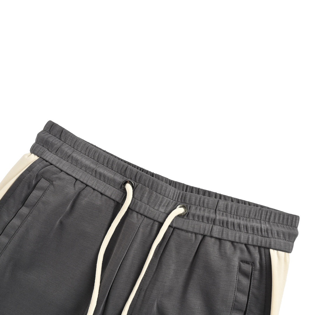 MONCLER/蒙口 24Fw 侧边织带徽标长裤 品牌logo徽标刺绣