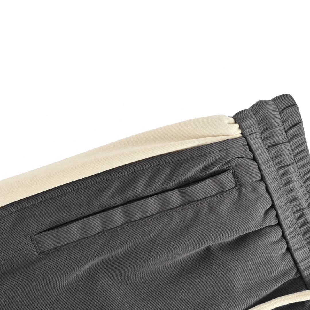 MONCLER/蒙口 24Fw 侧边织带徽标长裤 品牌logo徽标刺绣