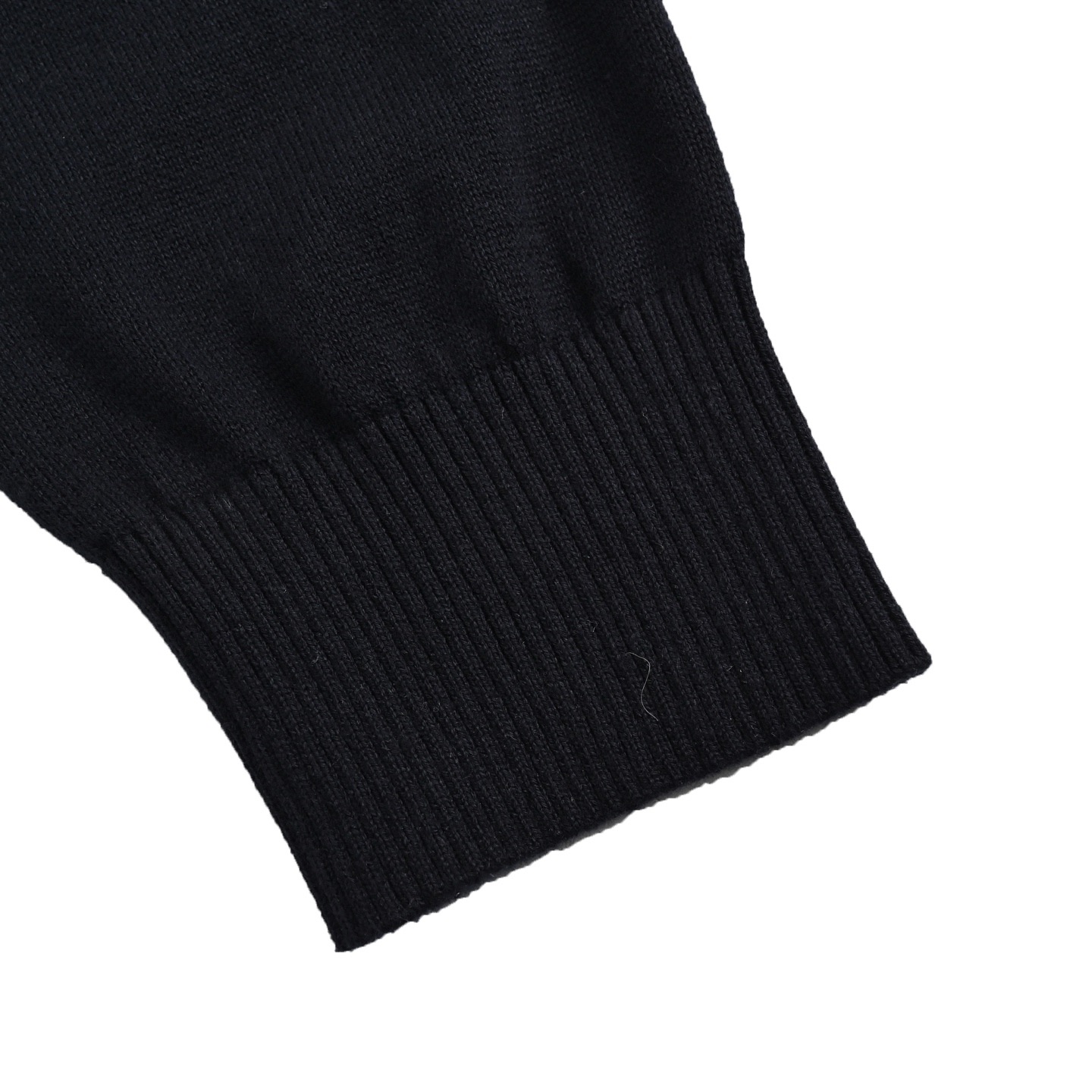 Fendi/芬迪 24Fw 浮雕口袋海军蓝圆领毛衣