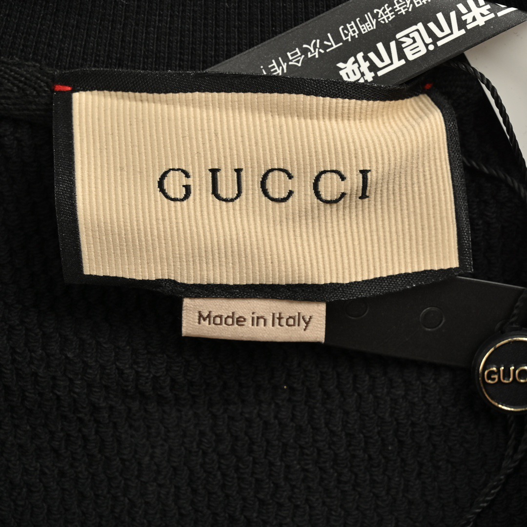 Gucci/古驰 24Fw 双G字母拼色圆领卫衣-Chinese UA Cheap High Quatity Brand Clothes Bags handbags Sneakers wholesale wholesaler seller from China Factory suppliers Fashion Clothing Shoes best Quality Beautiful Price Gucci/古驰 24Fw 双G字母拼色圆领卫衣