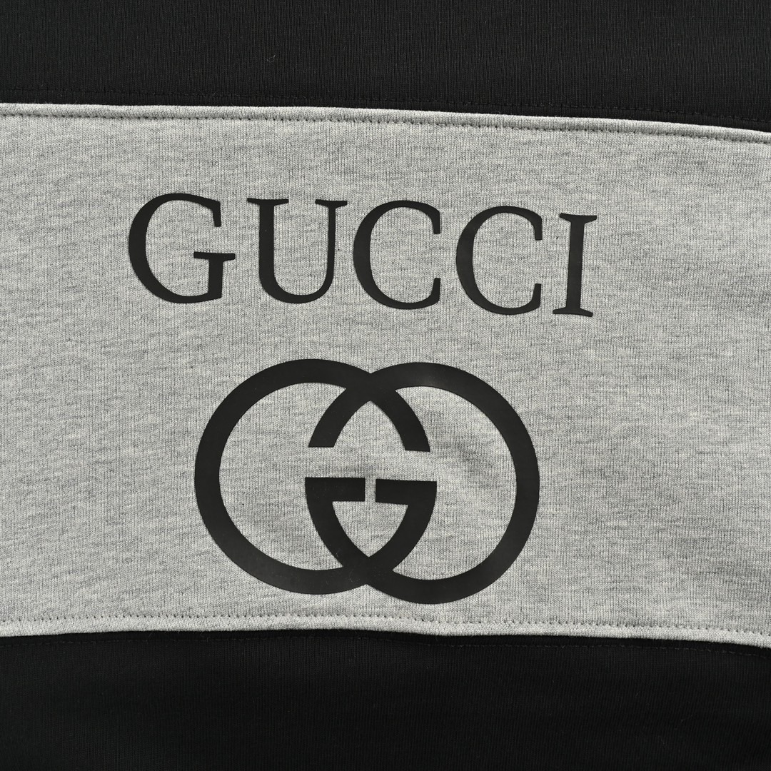 Gucci/古驰 24Fw 双G字母拼色圆领卫衣-Chinese UA Cheap High Quatity Brand Clothes Bags handbags Sneakers wholesale wholesaler seller from China Factory suppliers Fashion Clothing Shoes best Quality Beautiful Price Gucci/古驰 24Fw 双G字母拼色圆领卫衣