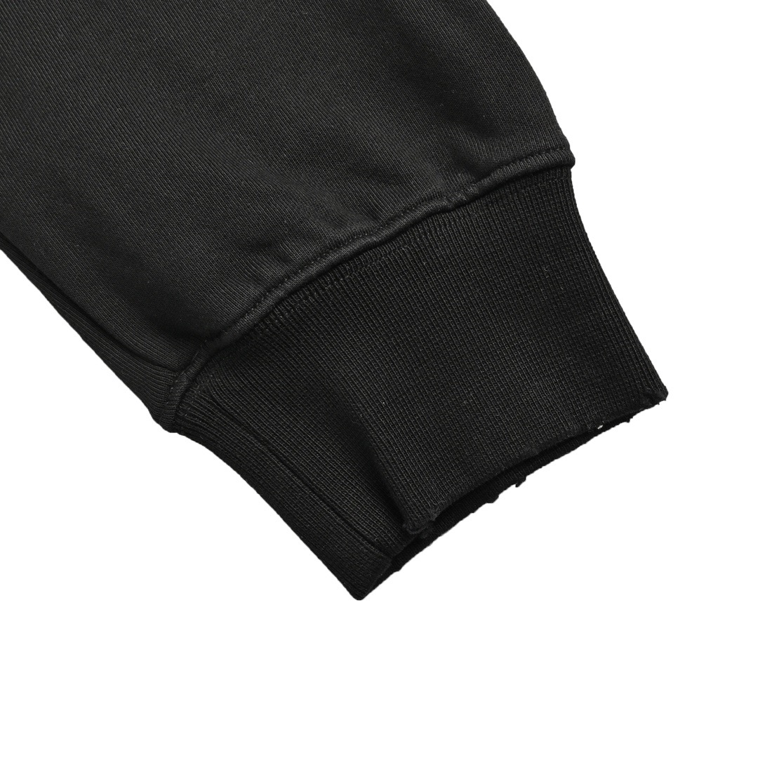 Balenciaga/巴黎世家 24Fw 领口穿刺环扣铆钉圆领卫衣