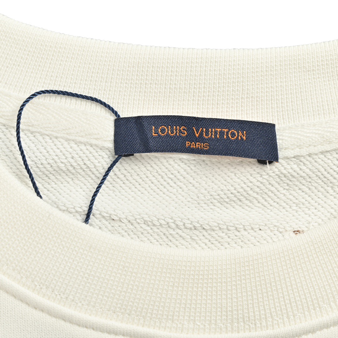 Louis Vuitton /路易威登 24Fw 浮雕老花圆领卫衣