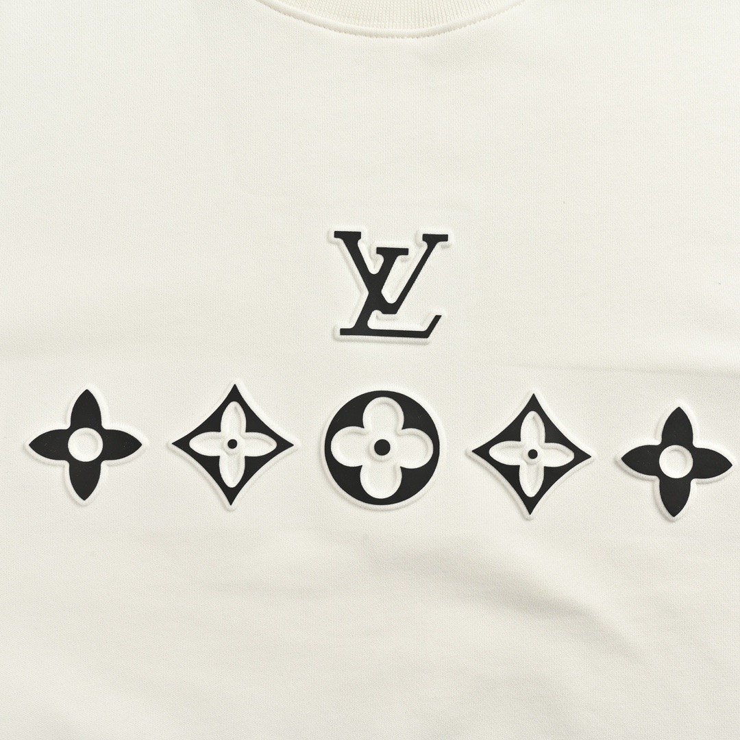 Louis Vuitton /路易威登 24Fw 浮雕老花圆领卫衣