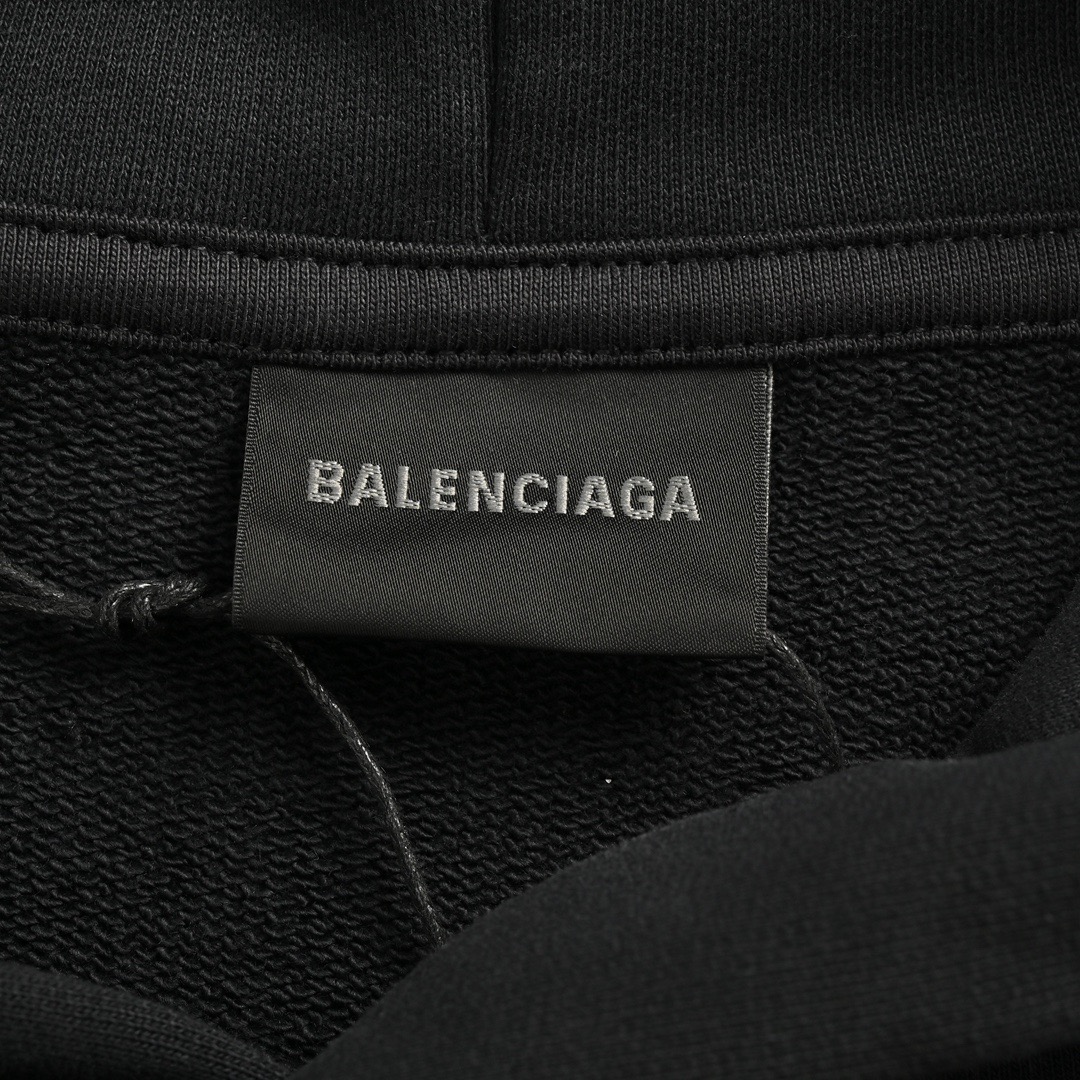 Balenciaga/巴黎世家 3B SPORTS ICON刺绣连帽卫衣