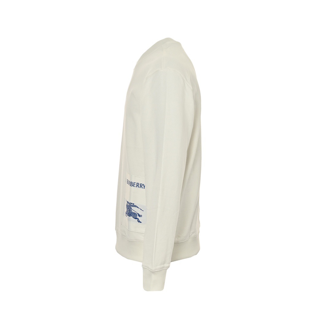 Burberry/巴宝莉 24Fw 战马贴布圆领卫衣