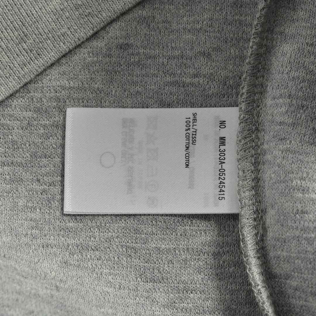 Thom Browne /汤姆布朗 22Fw 水波纹拉链卫衣外套