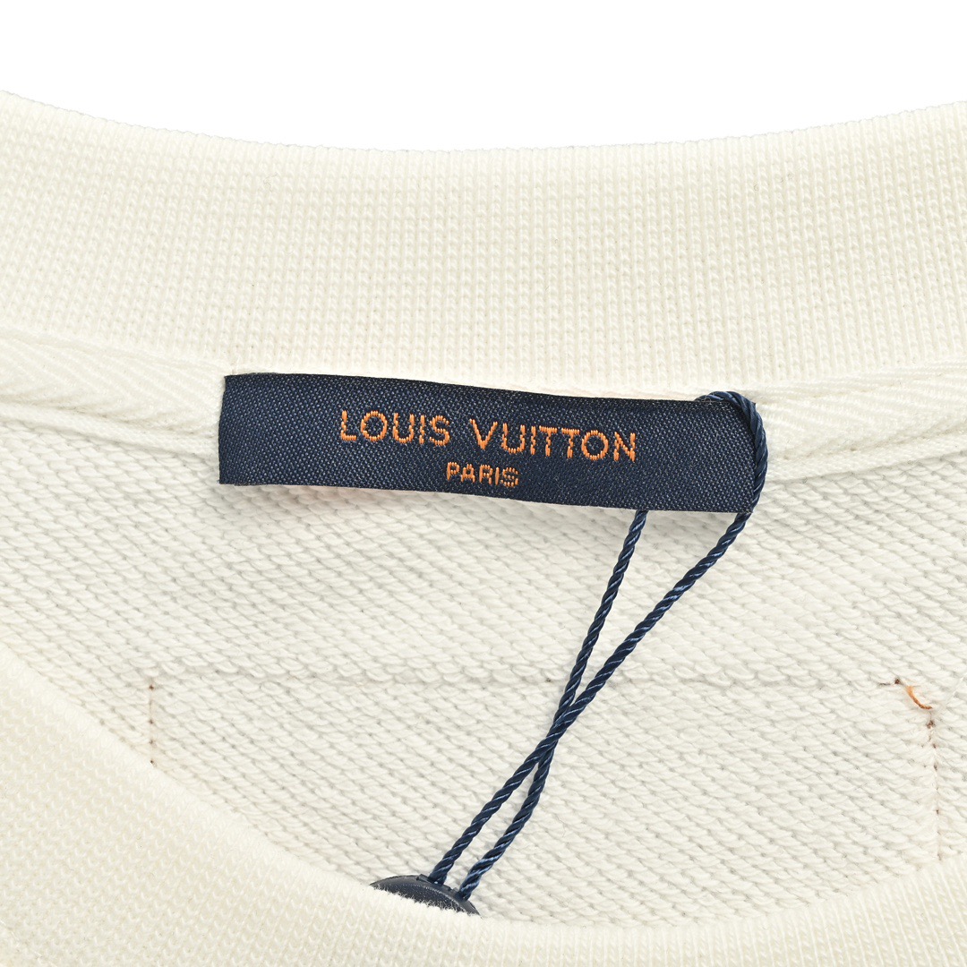 Louis Vuitton/路易威登 24Fw 前后logo发泡印花圆领卫衣-Chinese UA Cheap High Quatity Brand Clothes Bags handbags Sneakers wholesale wholesaler seller from China Factory suppliers Fashion Clothing Shoes best Quality Beautiful Price Louis Vuitton/路易威登 24Fw 前后logo发泡印花圆领卫衣