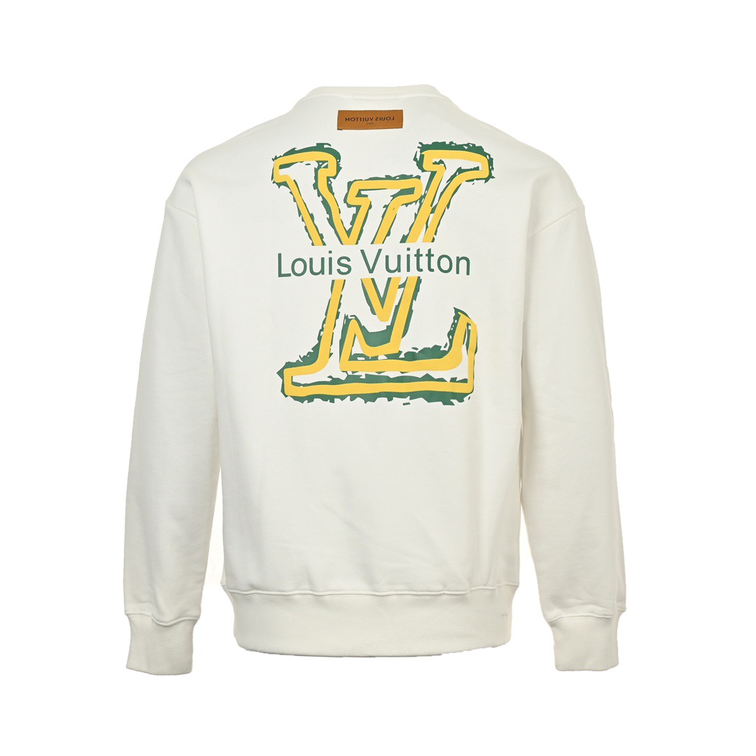 Louis Vuitton/路易威登 24Fw 前后logo发泡印花圆领卫衣-Chinese UA Cheap High Quatity Brand Clothes Bags handbags Sneakers wholesale wholesaler seller from China Factory suppliers Fashion Clothing Shoes best Quality Beautiful Price Louis Vuitton/路易威登 24Fw 前后logo发泡印花圆领卫衣