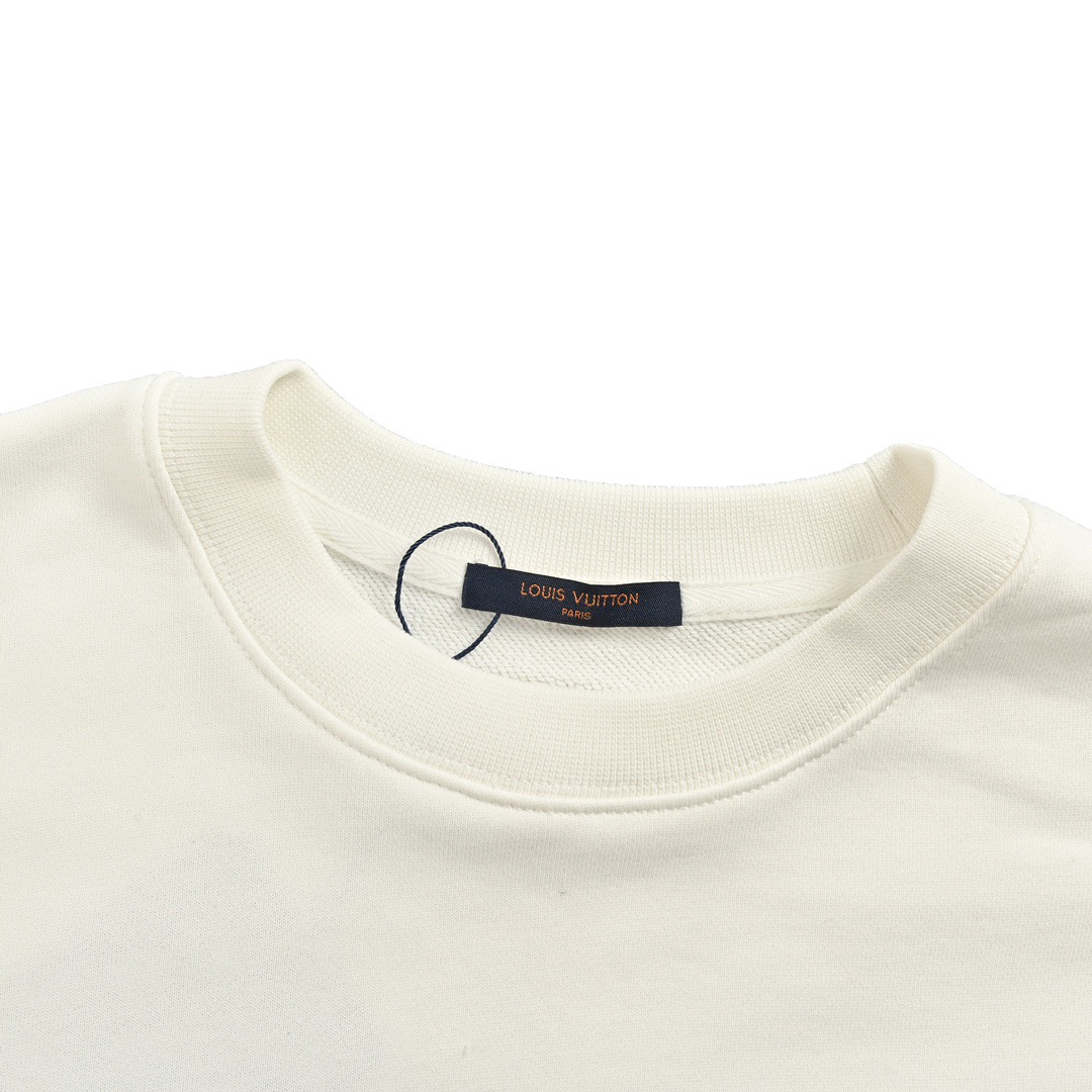 Louis Vuitton/路易威登 24Fw 手绘涂鸦字母logo圆领卫衣