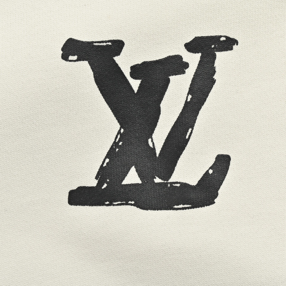Louis Vuitton/路易威登 24Fw 手绘涂鸦字母logo圆领卫衣