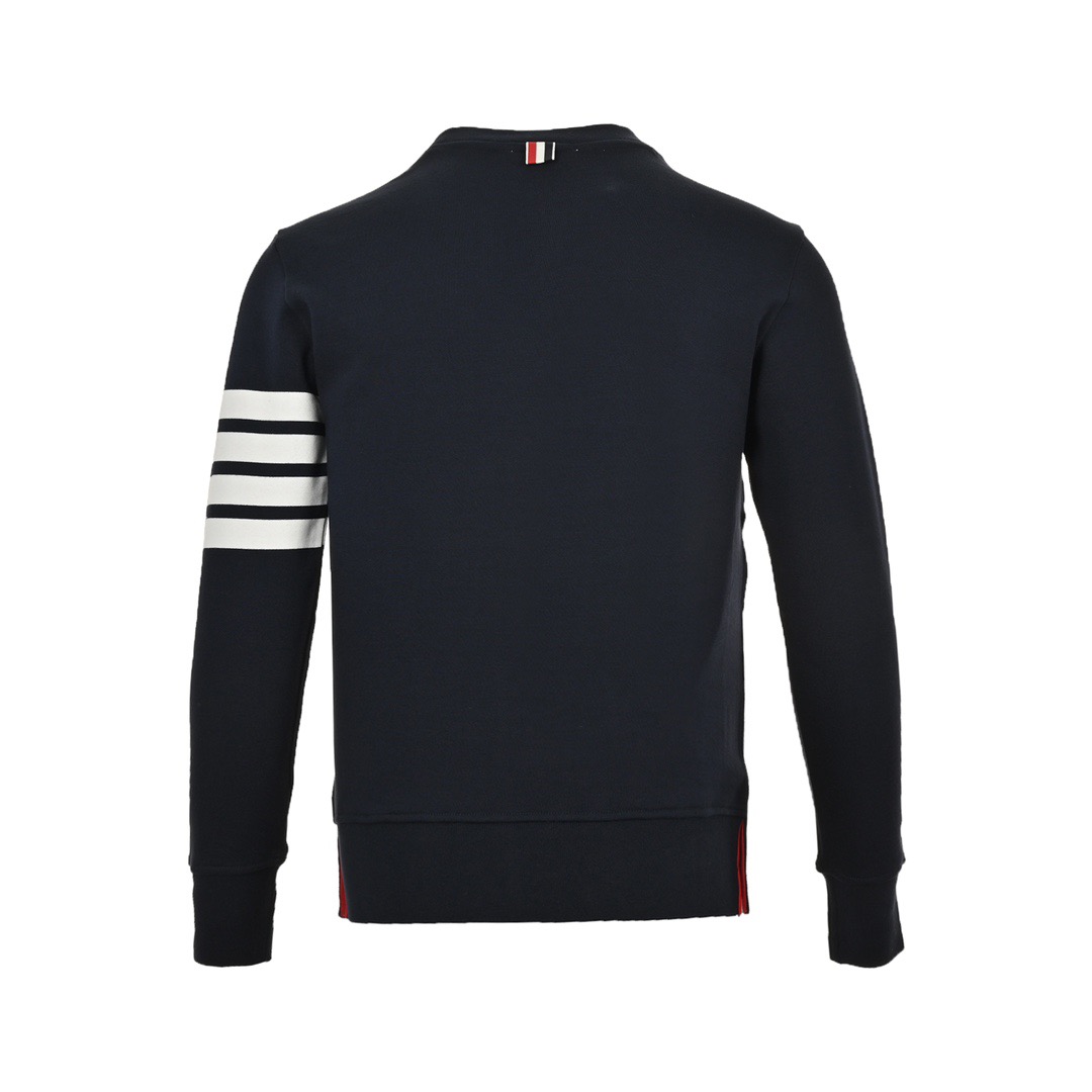 ThomBrowne/汤姆布朗 经典色织四杠圆领卫衣 领口三角单独横机摇-Chinese UA Cheap High Quatity Brand Clothes Bags handbags Sneakers wholesale wholesaler seller from China Factory suppliers Fashion Clothing Shoes best Quality Beautiful Price ThomBrowne/汤姆布朗 经典色织四杠圆领卫衣 领口三角单独横机摇