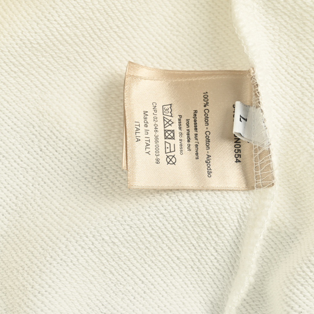 Dior/迪奥 24Fw 刺绣别针字母圆领卫衣 黑色 白色-Chinese UA Cheap High Quatity Brand Clothes Bags handbags Sneakers wholesale wholesaler seller from China Factory suppliers Fashion Clothing Shoes best Quality Beautiful Price Dior/迪奥 24Fw 刺绣别针字母圆领卫衣 黑色 白色